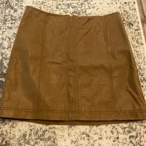 free people mini skirt